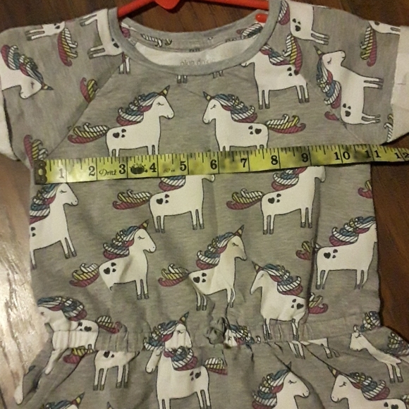 Okie dokie cute gray unicorn dress - Picture 6 of 8